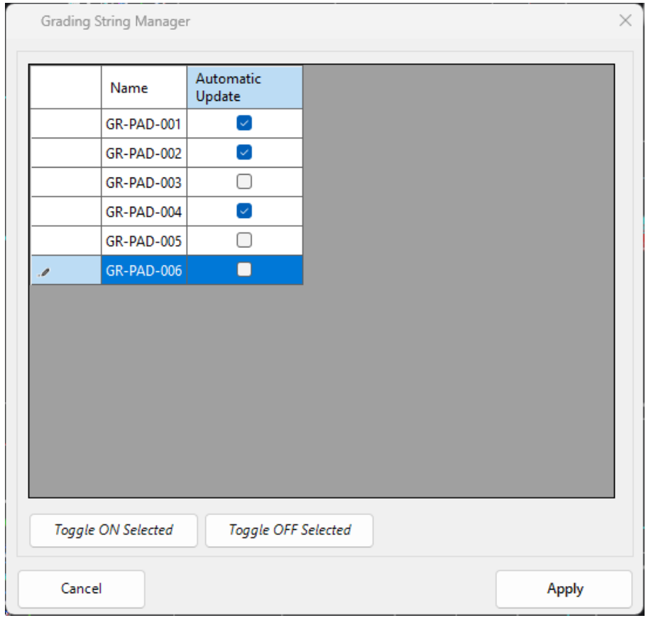 Grading Strings ss06